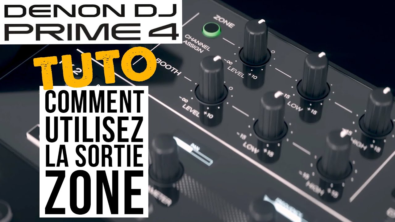 TUTO DENON DJ - Prime 4 - Comment utiliser la Sortie Zone dédiée ? (vidéo La Boite Noire)