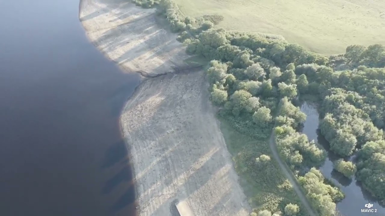 Fontburn reservoir drought effects. 2022