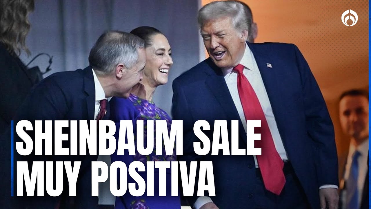 ¡El encuentro más esperado! Trump y Sheinbaum muestran buena química