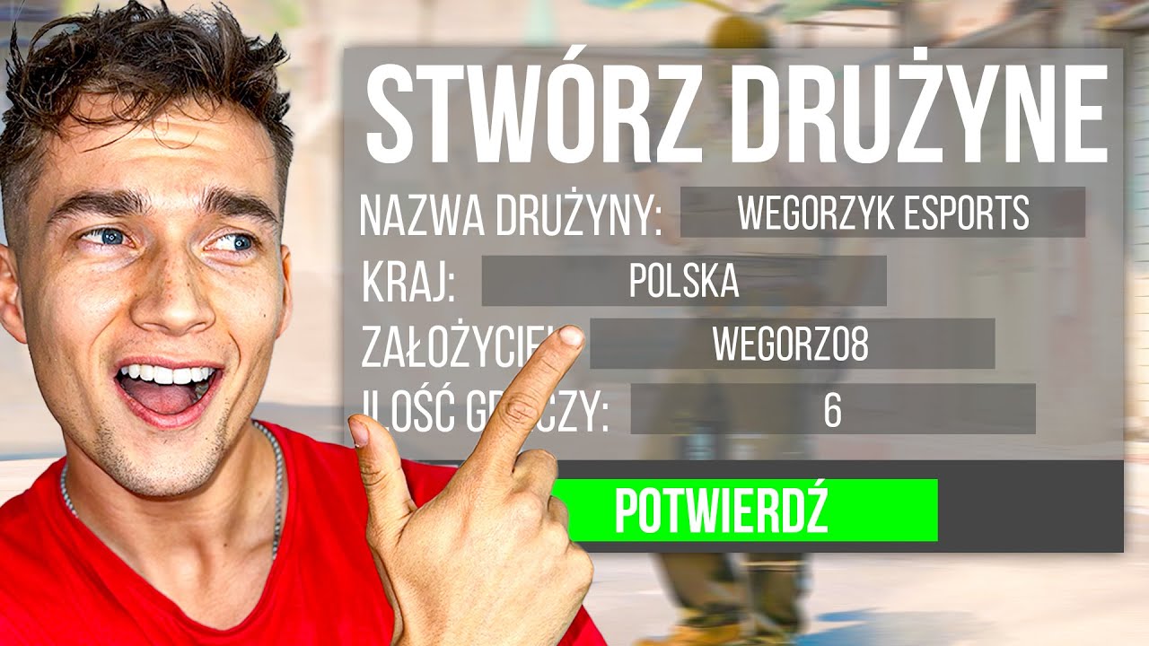 Stworzyłem WŁASNĄ DRUŻYNĘ ESPORTOWĄ w CS:GO