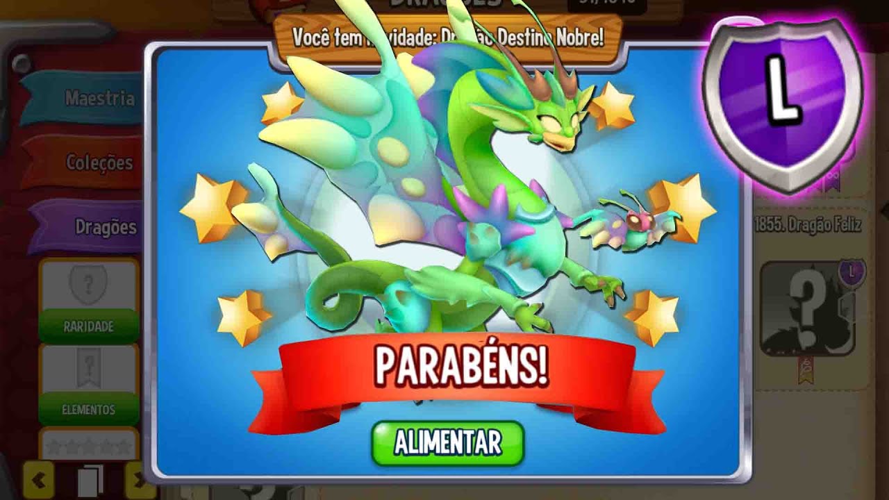 DE NOOB A PRO #12 - GANHEI O MELHOR LENDÁRIO DO BÁU DA ALIANÇA no DRAGON CITY!
