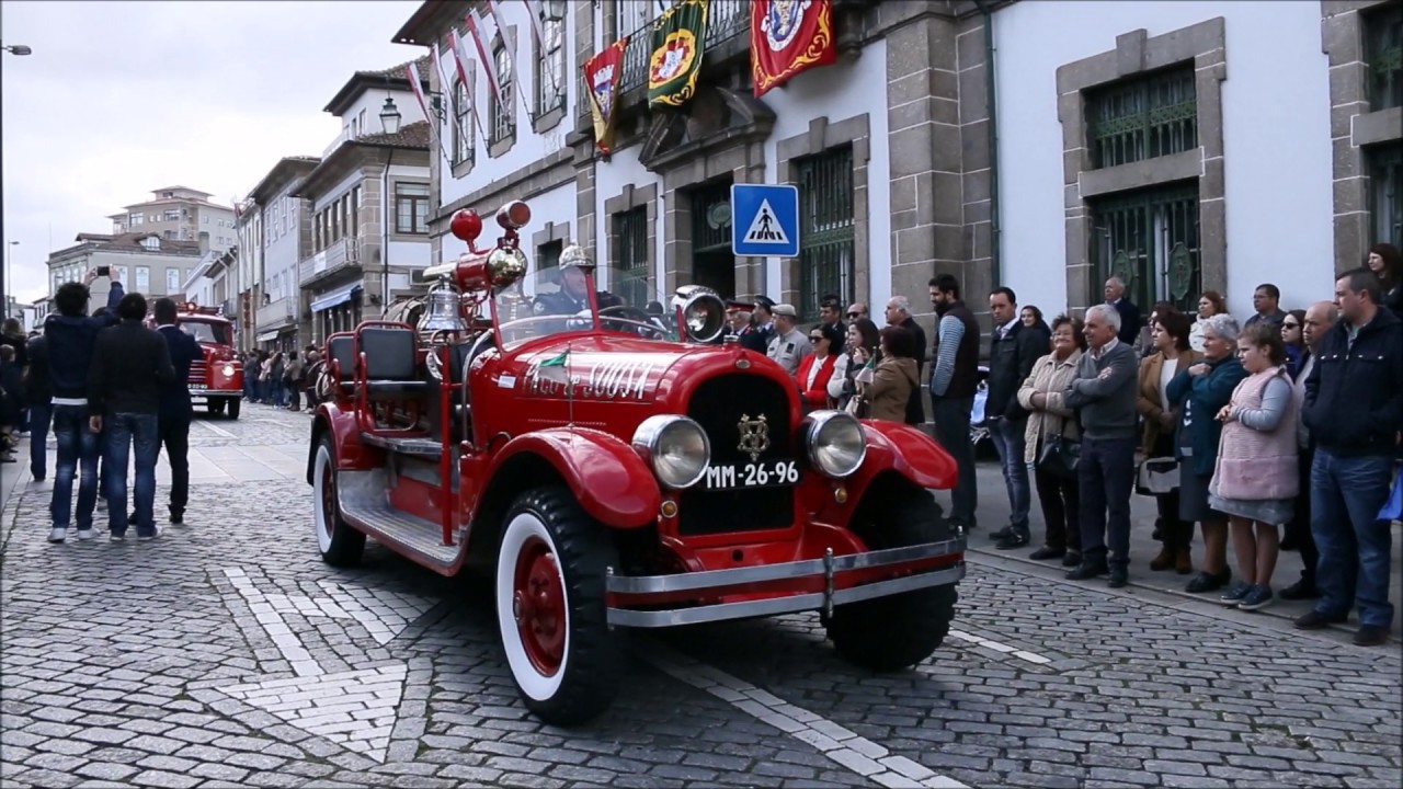 Desfile do dia Municipal do Bombeiro em Penafiel 12-Março-2017