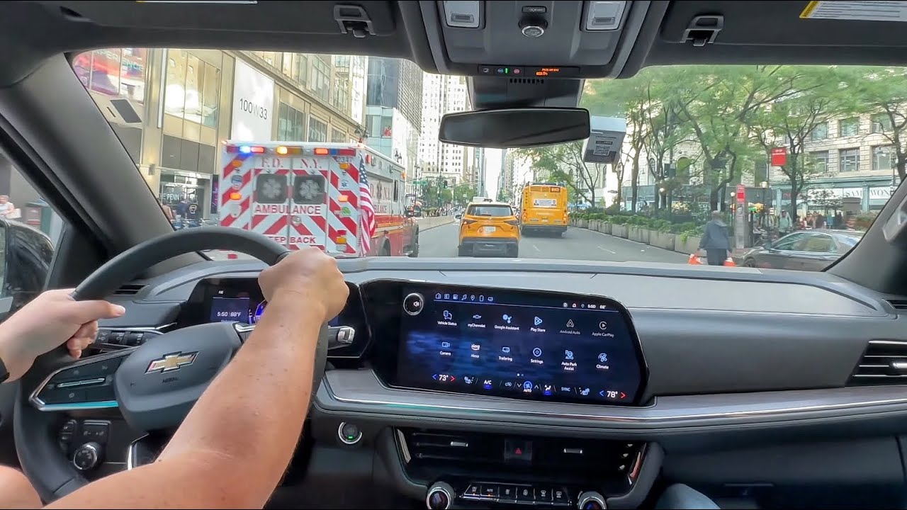 2025 Chevrolet Suburban 4WD - POV Drive New York - Downtown Manhattan 4K