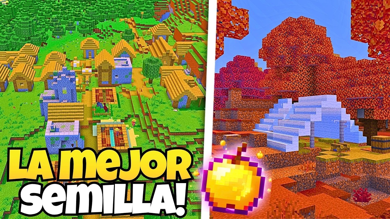 🔥La MEJOR SEMILLA de Minecraft BEDROCK 26.45 para Survival 2026