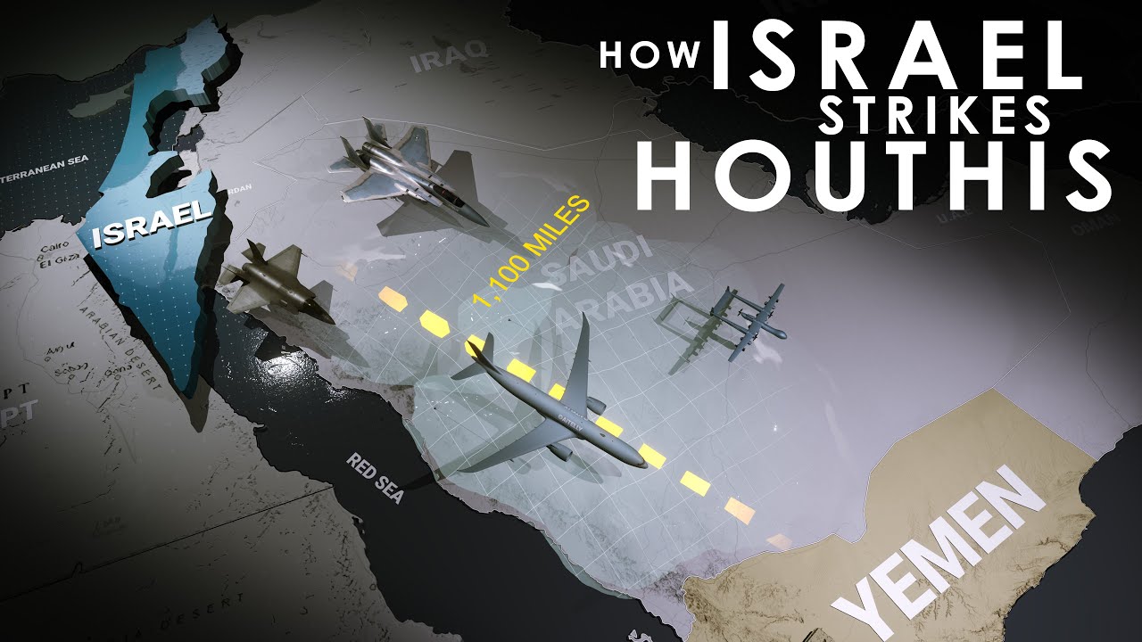 How Israel Launched AirStrikes Against Houthis? #israel #yemen