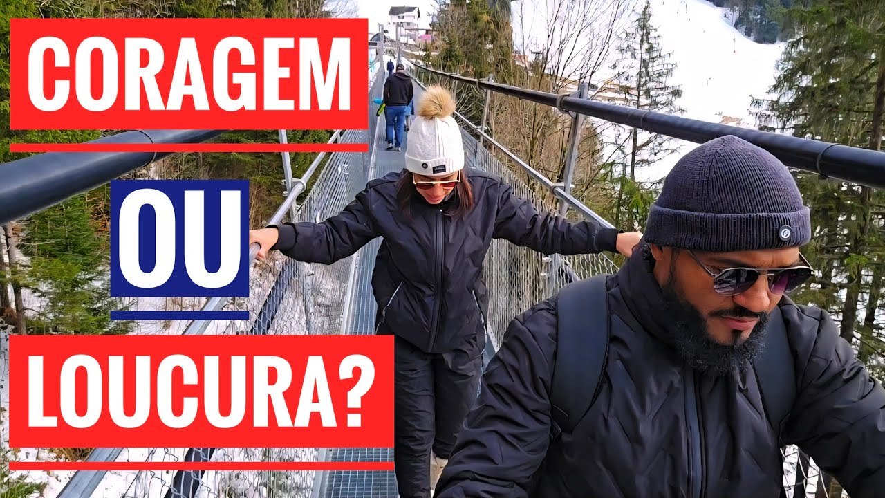 A PONTE MAIS ASSUSTADORA QUE JA VIMOS - SKYWALK - SUÍÇA 