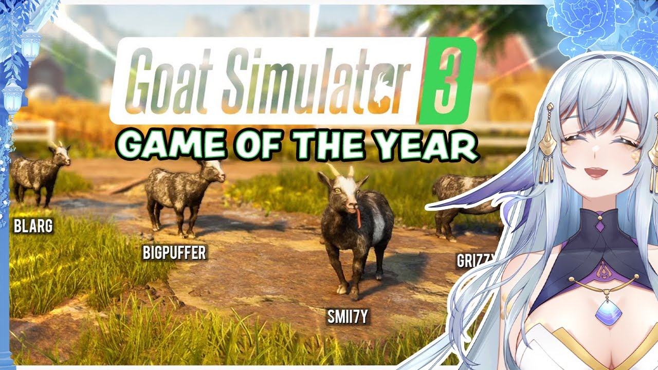HE'S ALWAYS BEEN THE GOAT!! | SMii7Y Goat Simulator 3 | VTuber Reacts