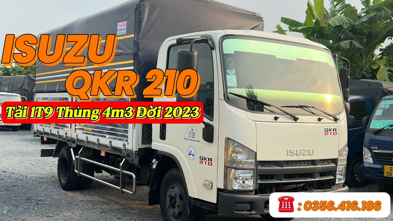 XE TẢI ISUZU QKR210 Tải 1T9 Thùng 4m3 Đời 2023 Siêu Lướt Rẻ Khởi Nghiệp |XE TẢI CŨ TRƯỜNG AN #isuzu 