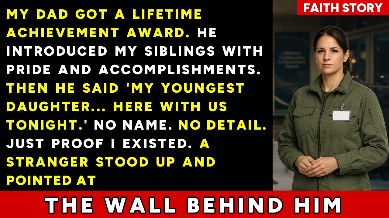 My Dad Got A Lifetime Achievement Award — Then A Stranger Pointed At The Wall Behind Him