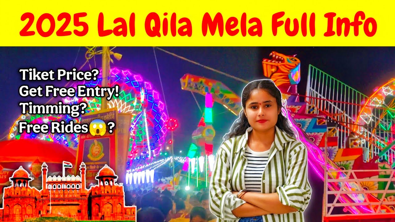Lal Qila Mela 2025 || Lal Qila Dussehra mela 2025 | red fort ramleela mela full tour || #mela #viral