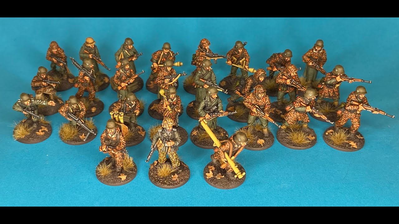 Showcase 28mm Late War Germans using Empress Miniatures