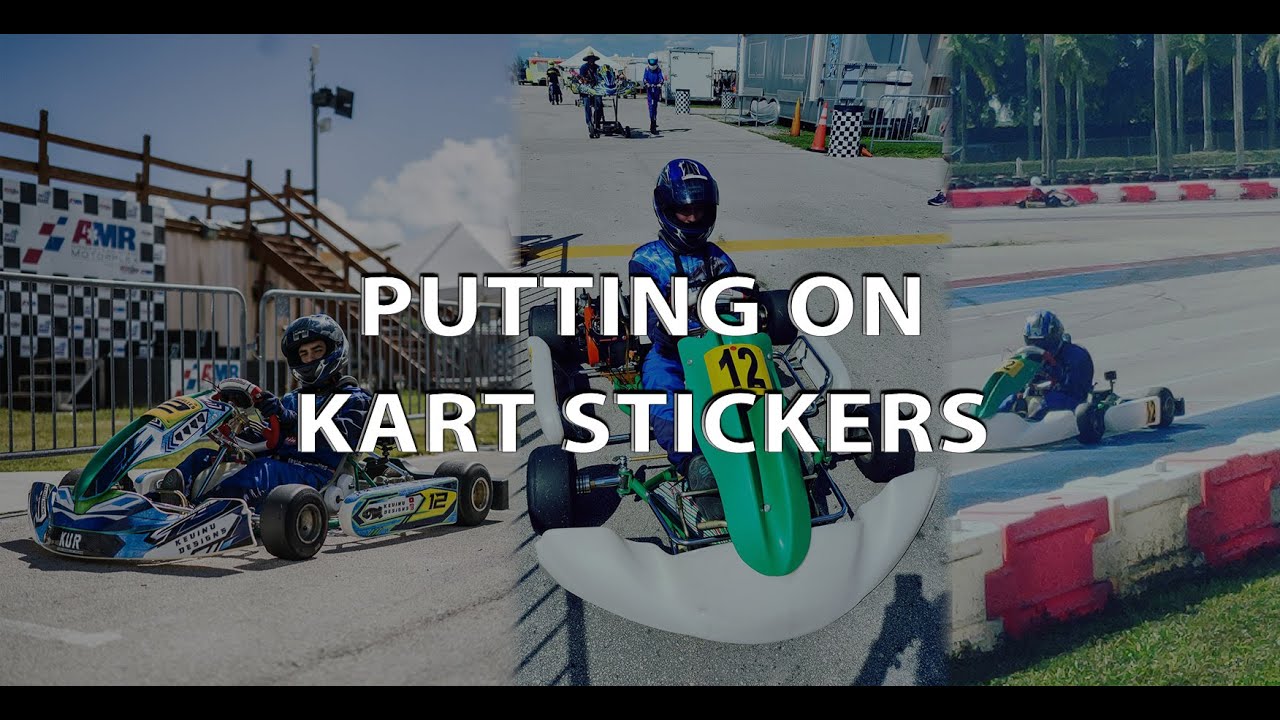How to Install Go Kart Stickers full process