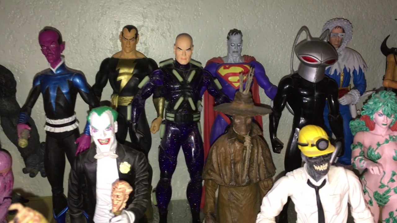 DC Universe Toy Collection pt.1(2017) Justice League,Teams etc. (Largest loose display of toys?)