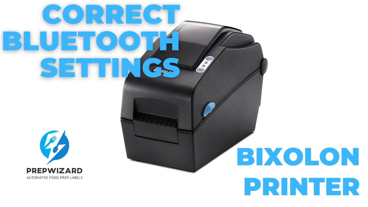 Bixolon Printer Bluetooth Settings [PrepWizard]