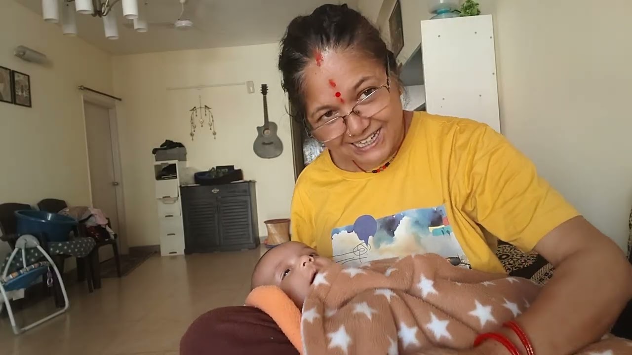 बच्चे की करी मालिक उसे आई दिन तो अब कैसे नहलाऊं 🫢🤩