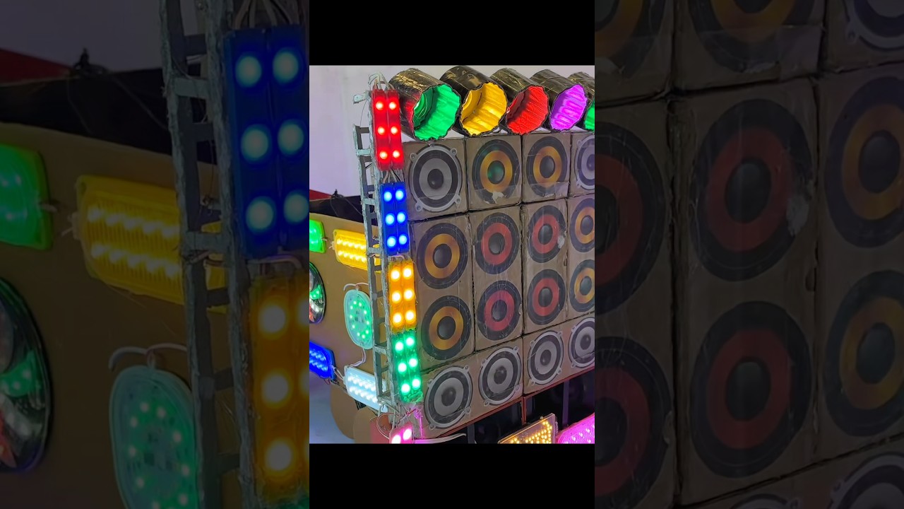 Mini dj truck loading At-New home Making Cardboard Dj Setup 