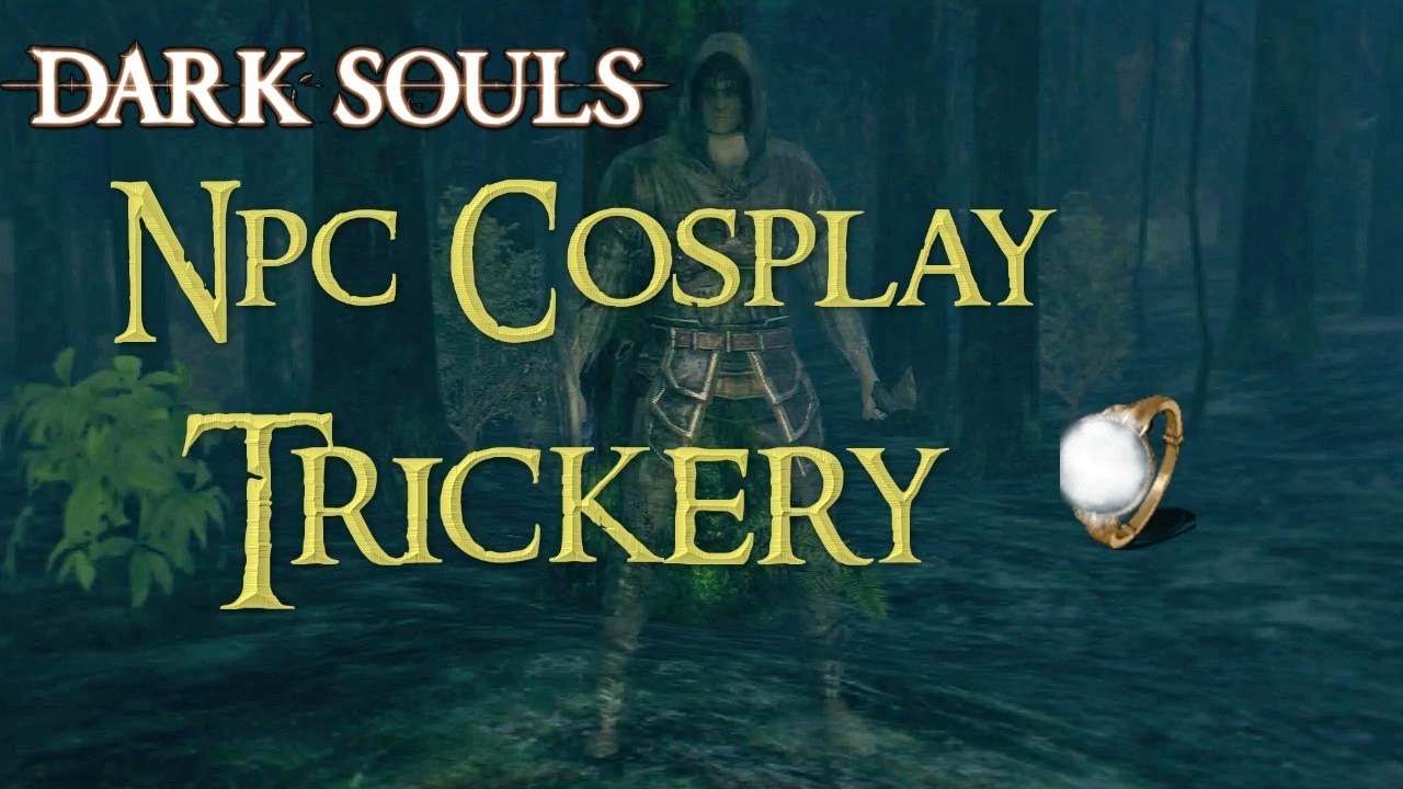 Dark Souls Forest Thief Cosplay Trickery - Pretending to be an NPC