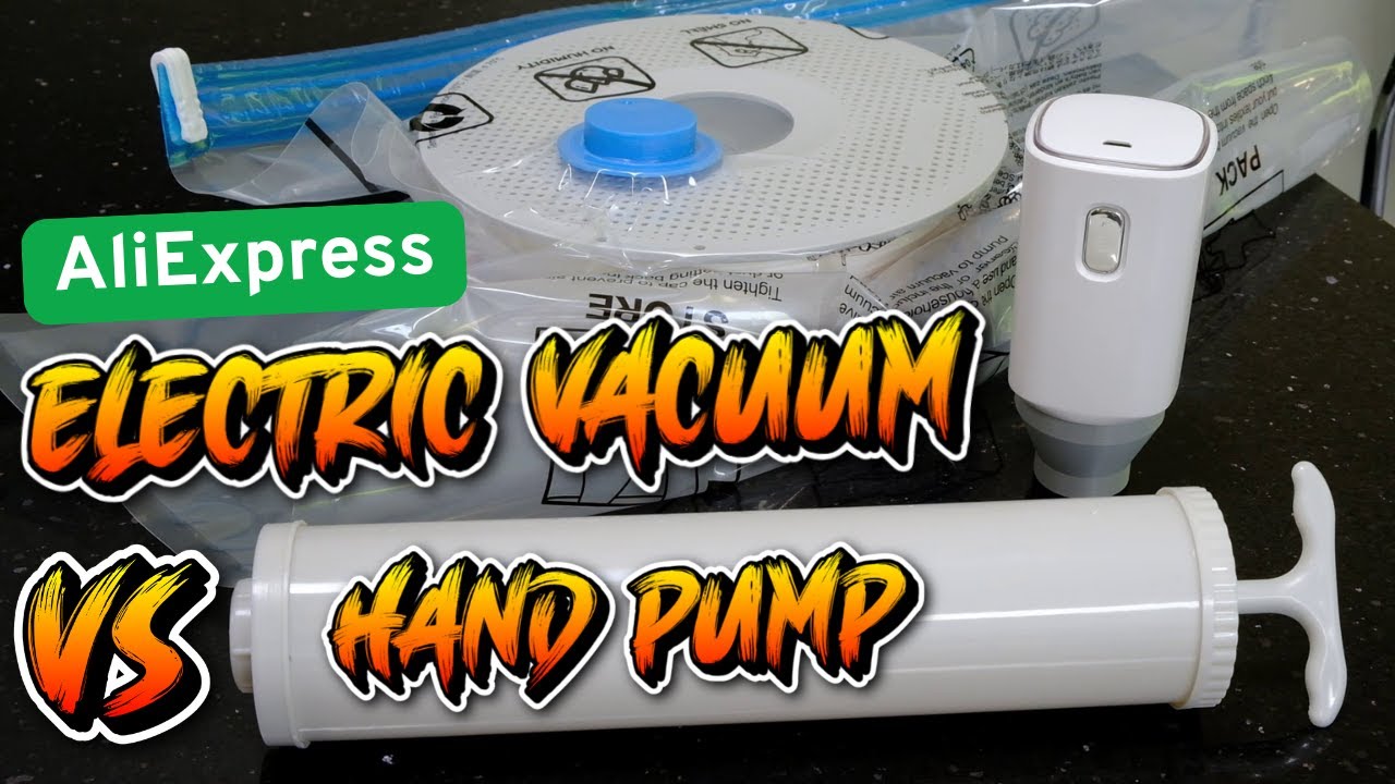 AliExpress Electric Vacuum vs Hand Pump - Worth Buying? Sealable Bag Showdown!