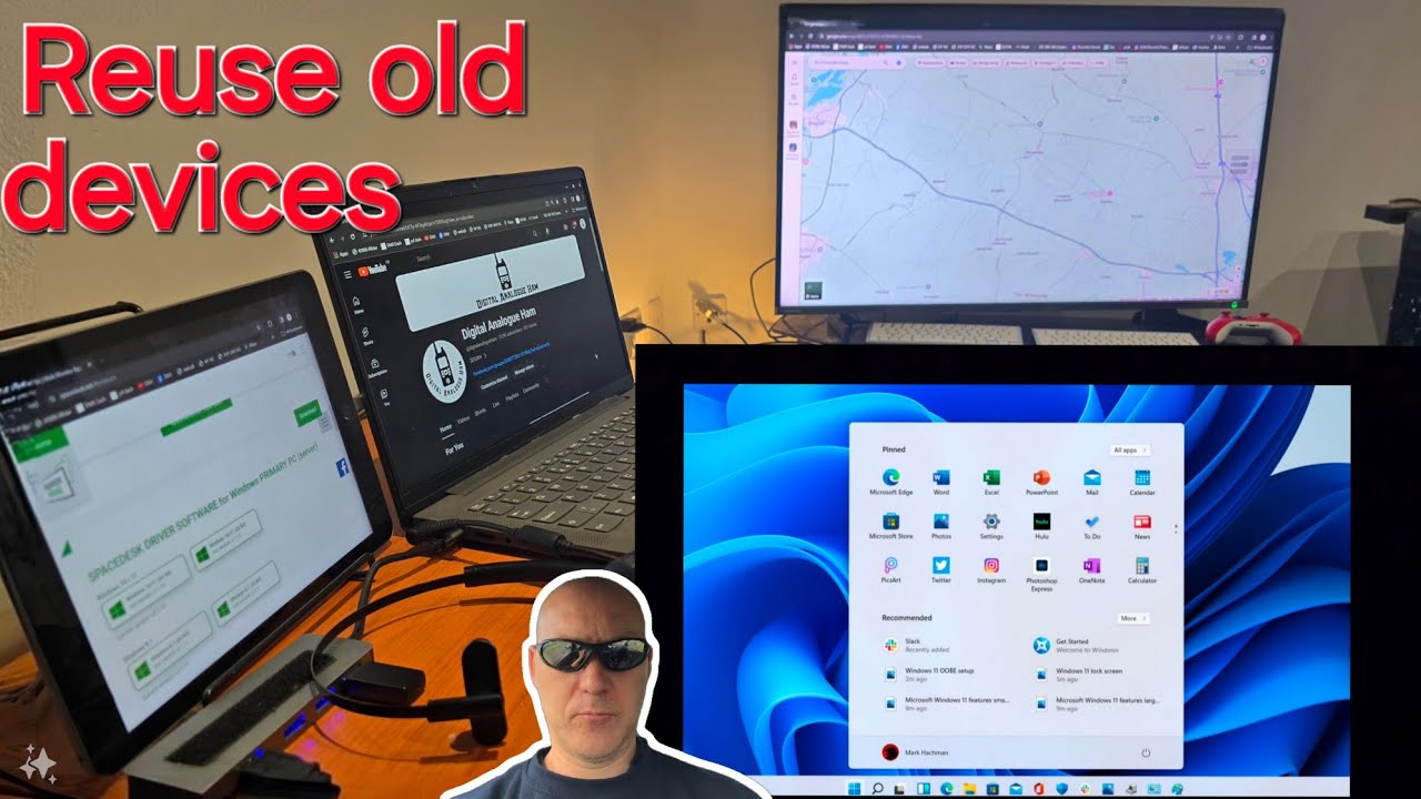 Epic Ham Radio Multi Display like never seen before! woohooo (free, windows,Display)