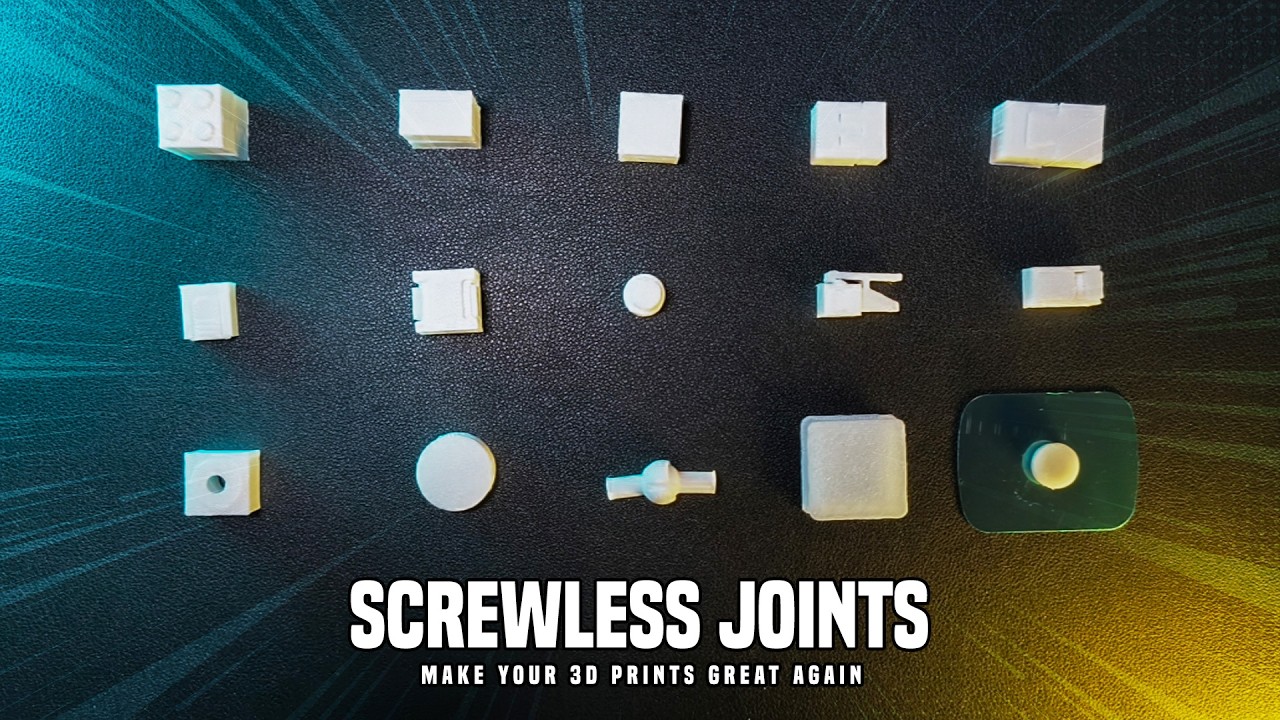 15 Ways To Connect 3D Printed Parts Without Screws