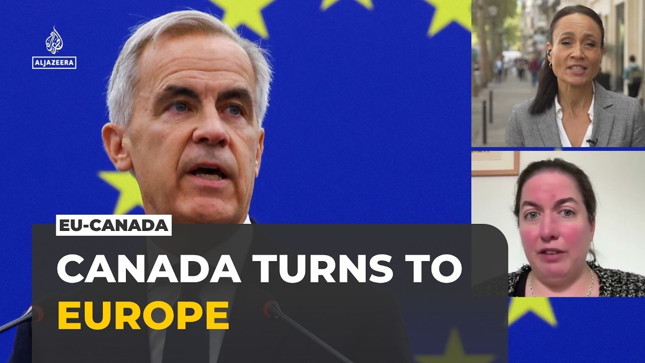 Mark Carney calls for &lsquo;strategic autonomy&rsquo; and closer Canada-EU ties