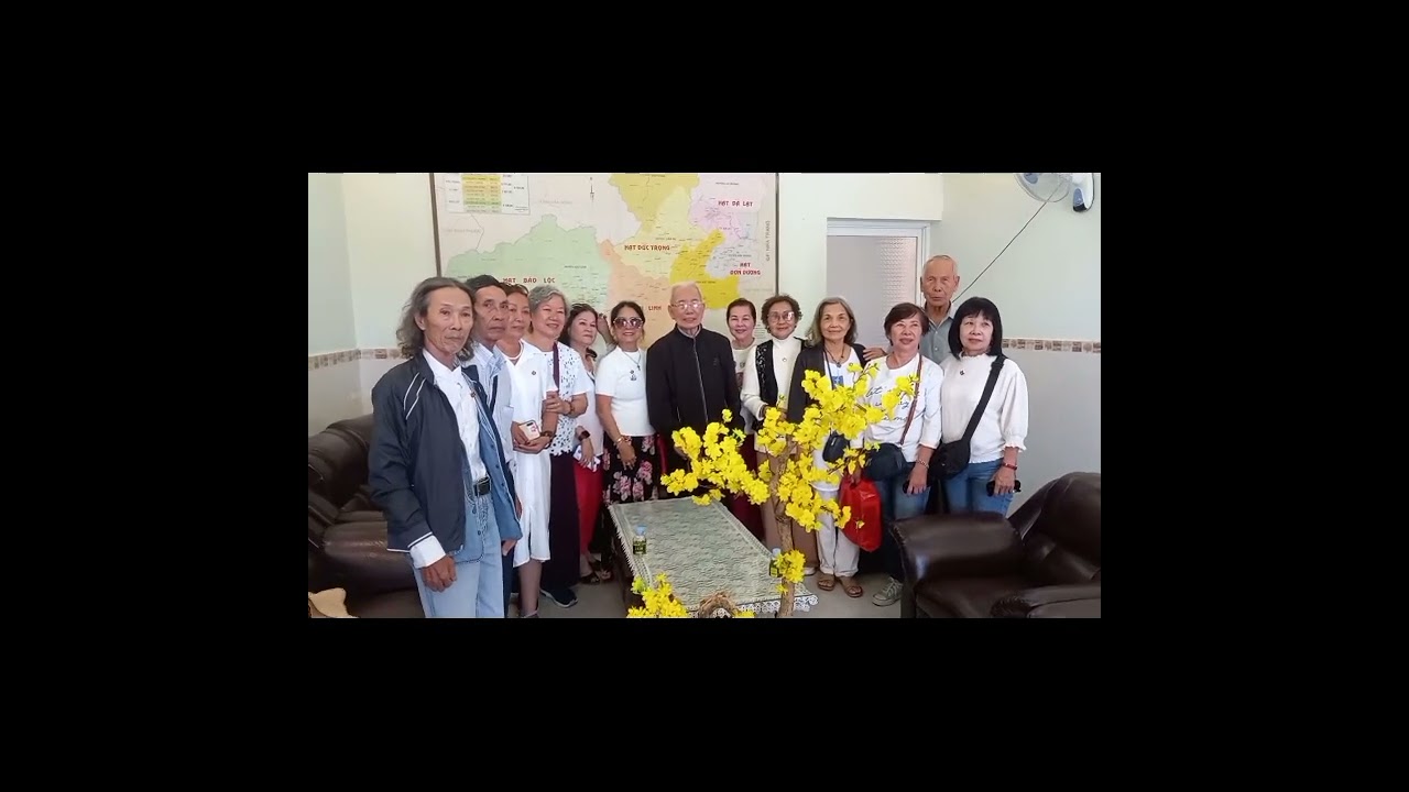 Nhóm Cựu HS Nguyễn Bá Tòng đi thăm Cha Đinh Chu Tập tại nhà hưu  linh mục Bảo Lộc ngày 23-2-2024.