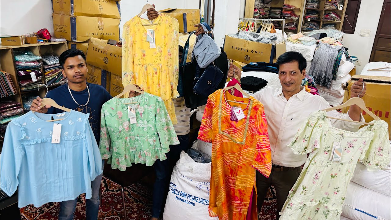 100% Fresh Branded Original Ladies with bill | Export surplus warehouse in Delhi | kids Clothes tag