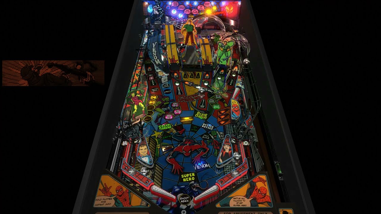 Spider-Man Vault Edition: Siggi's Mod (Stern 2016) VPW Mod 1.0.1 - Visual Pinball X - Super-Hero ;-)