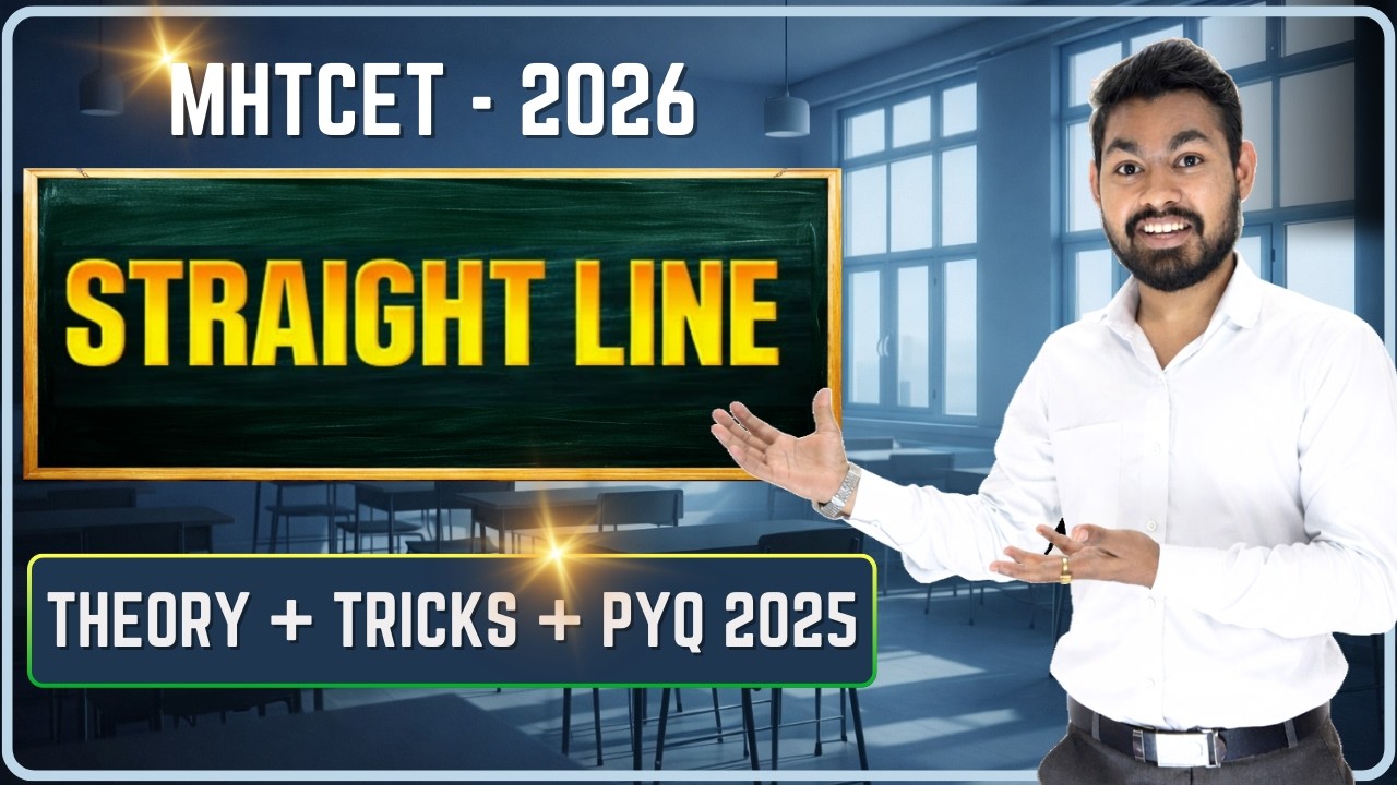 Straight line & pair of lines | for MHTCET 2026 | Tricks , Pyq