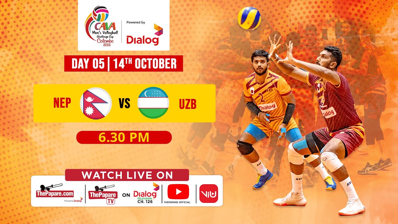 Nepal vs Uzbekistan | CAVA Men’s Volleyball Challenge Cup 2023