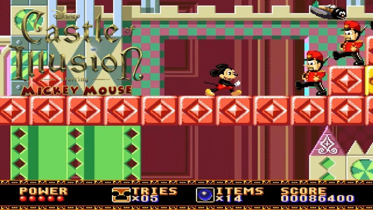 Castle of Illusion Starring Mickey Mouse - Part 2 - Toy Land (Sega Genesis/MegaDrive)