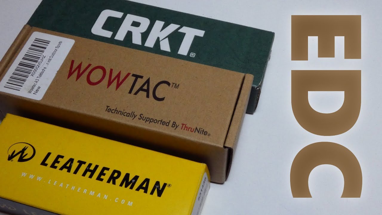 Unboxing Noża CRKT Crawford Kasper + Moje EDC 2019!!!