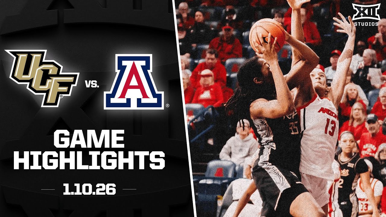 UCF vs. Arizona Game Highlights | 2025-26 Big 12 Women's Basketball
