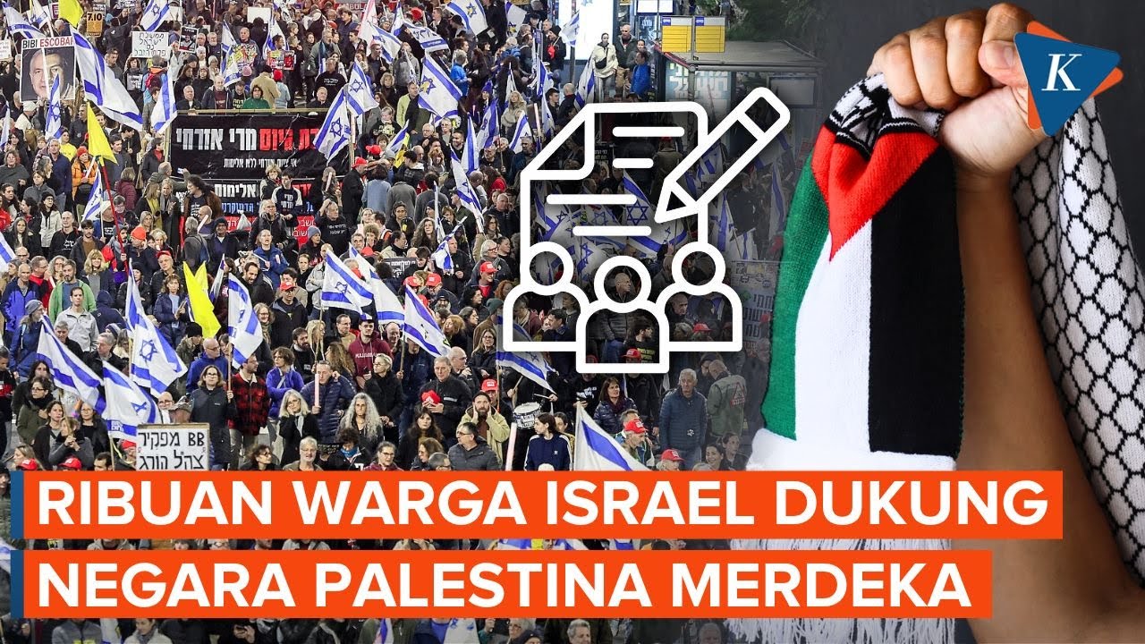 Lebih dari 7.500 Warga Israel Dukung Palestina Merdeka dan Akhiri Perang
