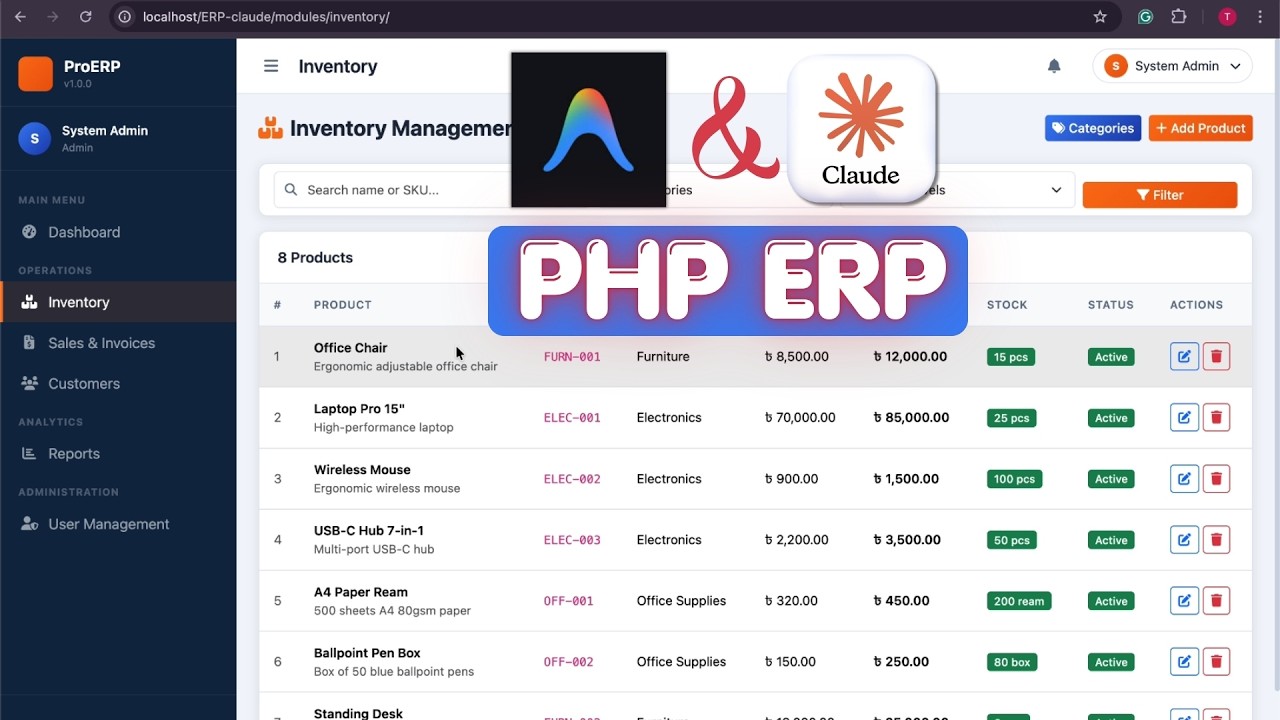 Создайте полноценную PHP ERP-систему с помощью Claude Code CLI (без навыков программирования!) 🚀
