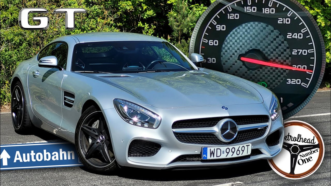 2016 Mercedes-AMG GT (462 KM) | V-MAX, 0-100, 100-200, 200-250 km/h, AUTOBAHN, Test. | 4K
