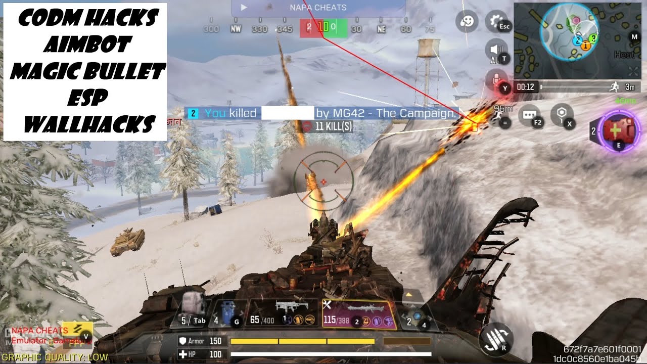 COD Mobile Hacks for GAMELOOP | Aimbot, ESP, Magic Bullet, Wallhacks, Auto Headshot