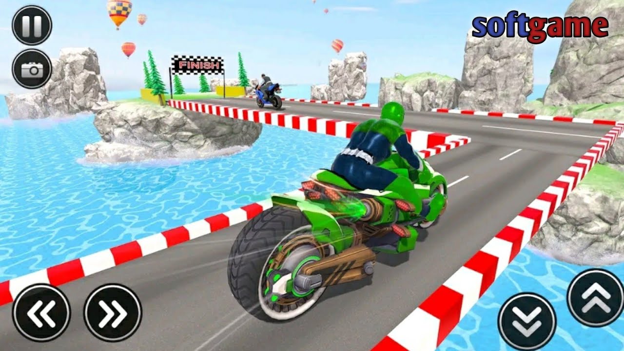 Impossible Motor Bike Tracks 3D #DirtMotorCycle Racer Game #Bike Games | #softgame 🔥🔥