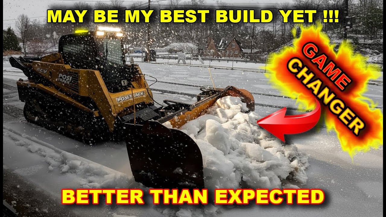 Building and using a snow pusher box in 2 days.