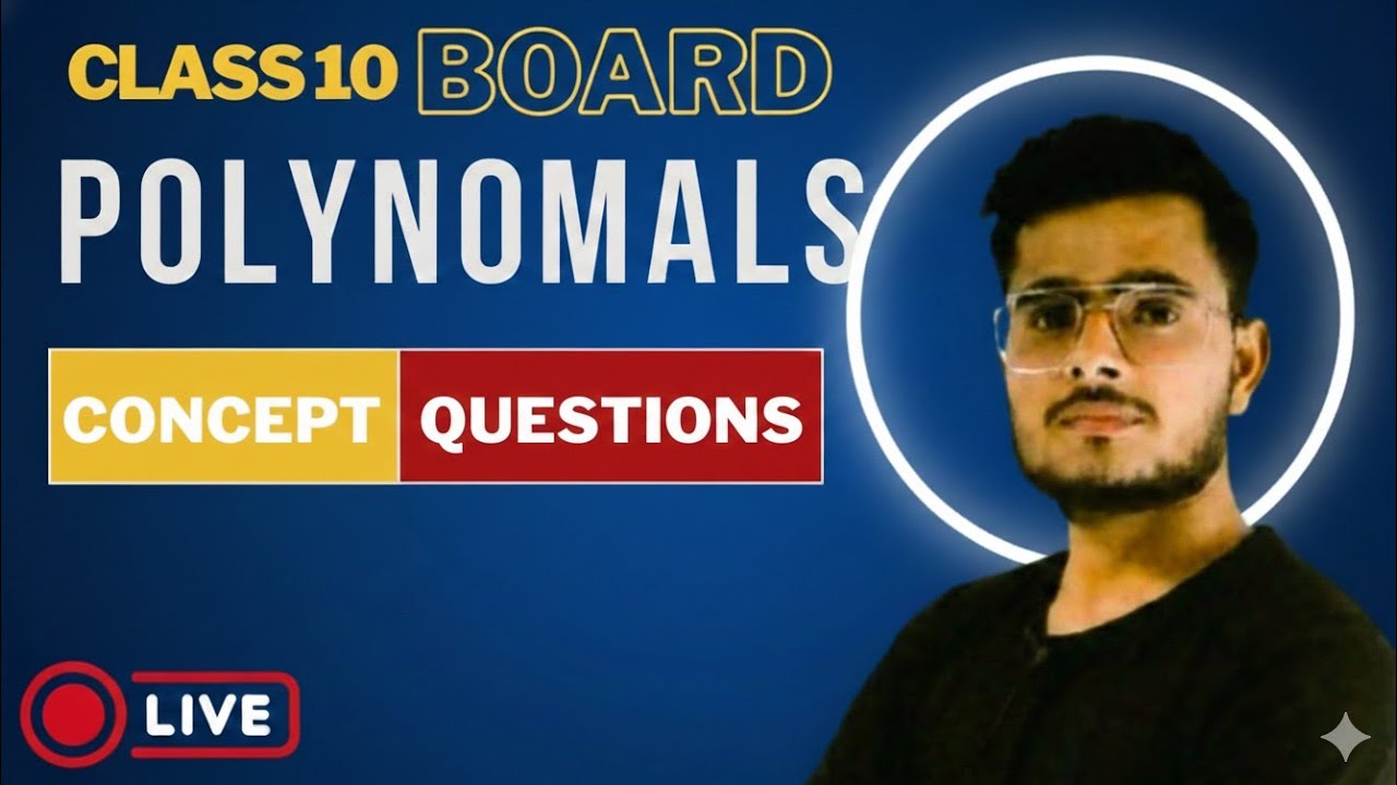 lecture-13 POLYNOMIALS| बहुपद  | CLASS 10TH | EXERCISE 2 A | dr Manohar re