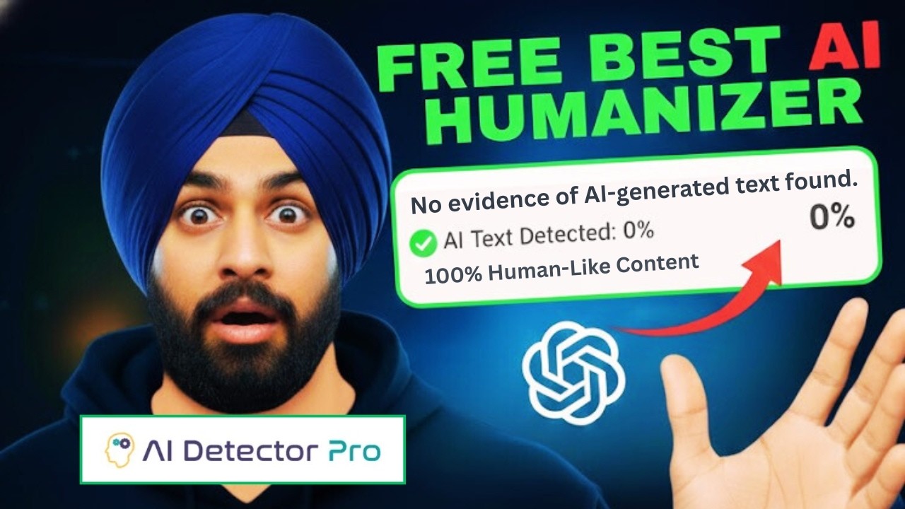 How to Humanize AI Text | Free AI Humanizer Tool | Detect & Humanize AI Text (ChatGPT)
