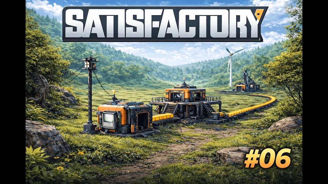 SATISFACTORY #06 – On construit l’ascenseur orbital !