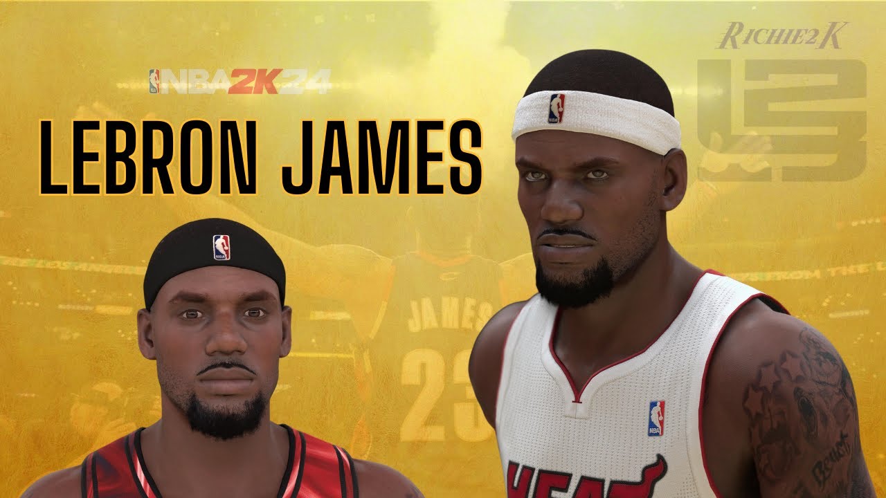 Lebron James Face Creation NBA 2K