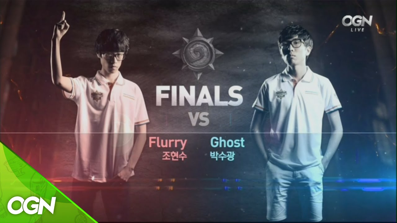 [2016.08.26] 하마코 S6 / 결승전 Flurry vs Ghost 1화 하스스톤 마스터즈 코리아 시즌6 VOD