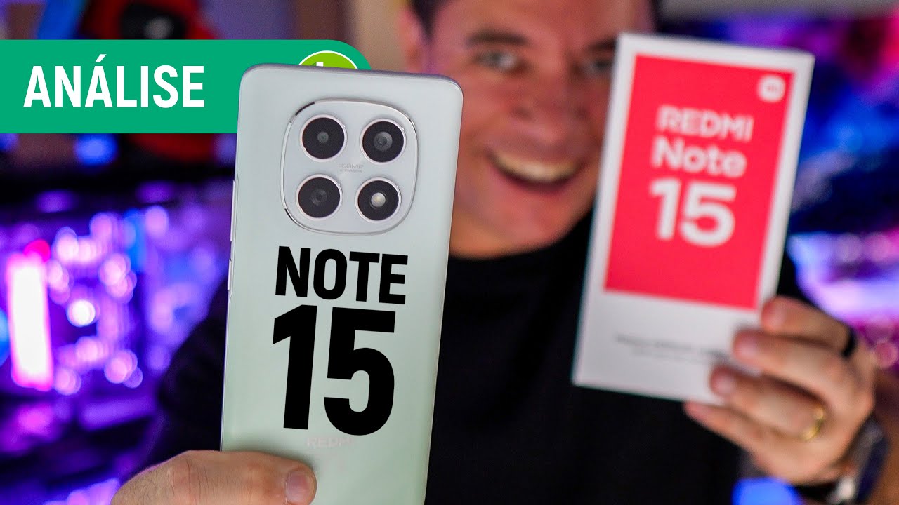 REDMI NOTE 15 4G aposta em BATERIA GIGANTE e SOM ESTÉREO POTENTE | Análise / Review