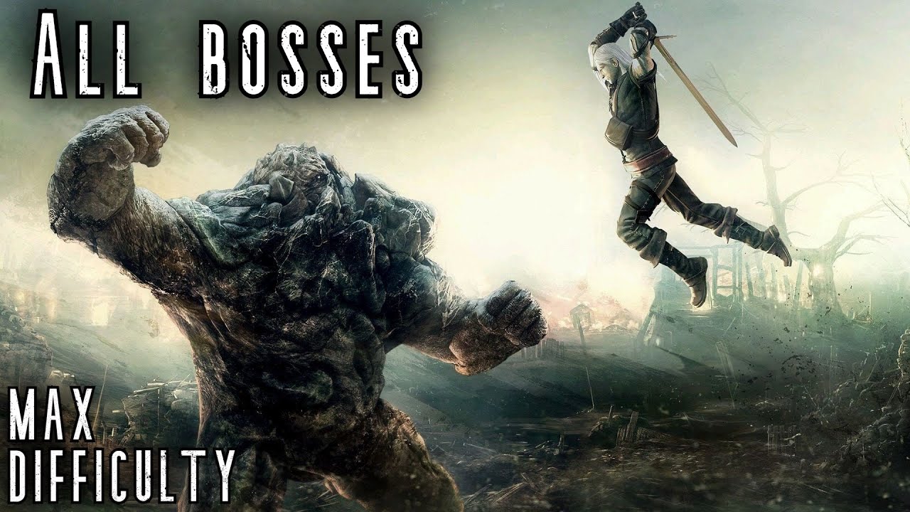 The Witcher 1 (EE Director's Cut) All Bosses + Cutscenes On Hard (Max) Difficulty & Settings