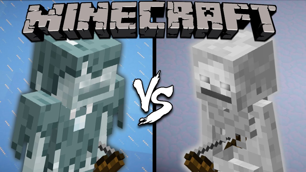Stray vs. Skeleton - Minecraft