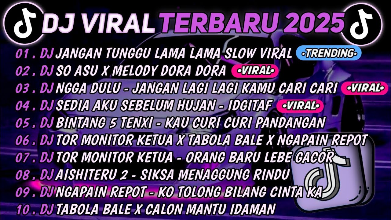 DJ TIKTOK TERBARU 2025🎵DJ JANGAN TUNGGU LAMA LAMA🎵DJ SO ASU X MELODY DORA DORA || FULL ALBUM 