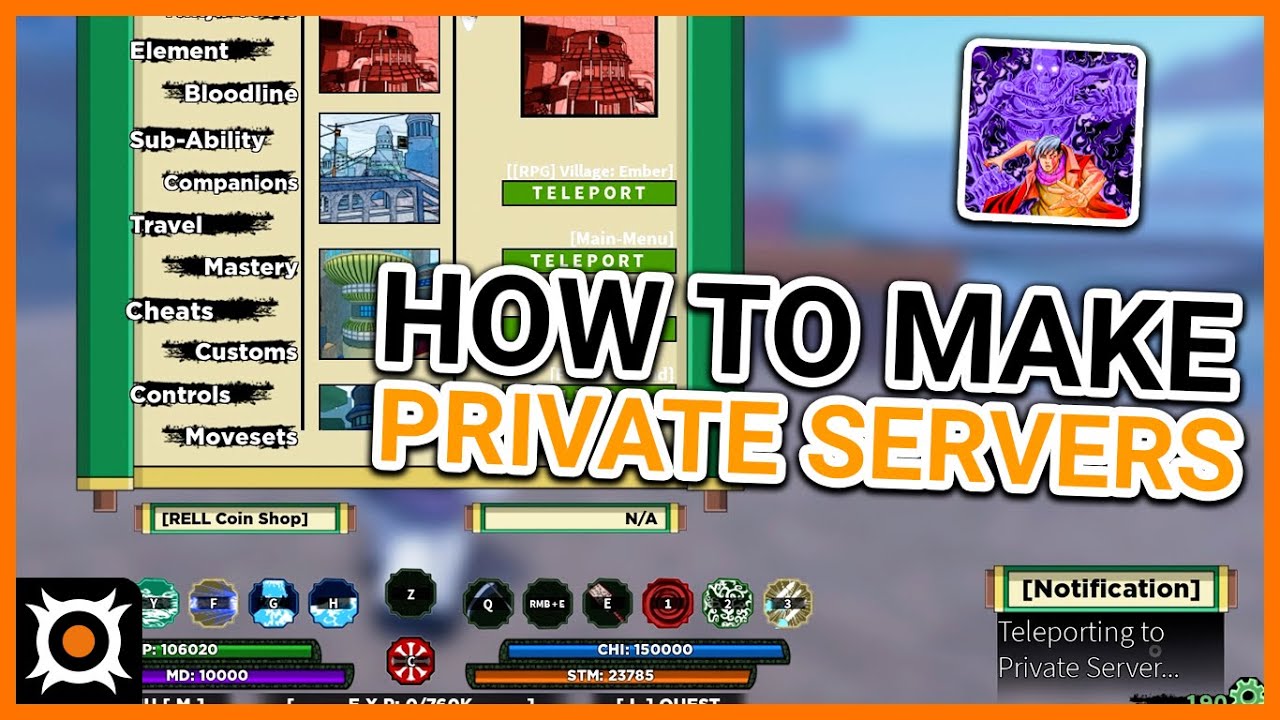 Shindo Life - How to Create Private Servers