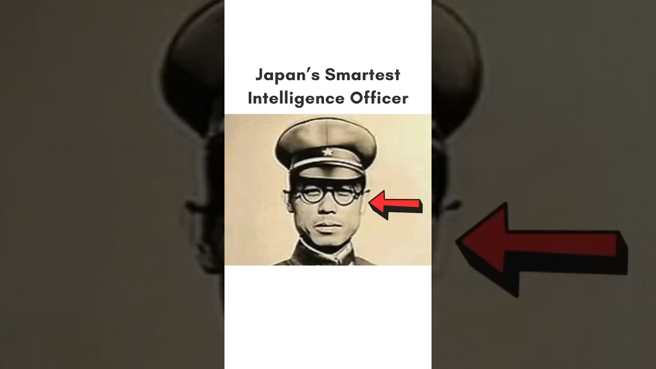 Japan's SMARTEST Intelligence Officer #japan #military #ww2 #history #shorts